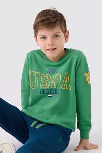U.S. Polo Assn. Σετ αθλητικές φόρμες για αγόρια - 4-14 ετών, μανσέτες, ράστερ με τρεις κλωστές, νέα σεζόν