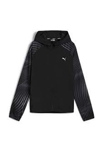 Puma Aop Women's Black Jacket - Run Favorite - 52403582