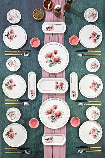 EMBazaar Premium Elegance Series for 6 - 23 Piece Stackable Breakfast Set, Special Design