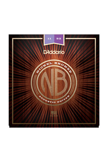 Daddario DadDario Nb1152 - Acoustic Guitar String Set, Nickel Bronze, Custom-lite