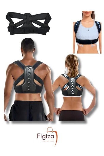 figiza Posture Correcting Corset - Upright Posture, Anti-Humpback, Shoulder and Back Correcting Sports Corset