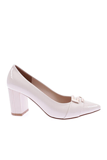 DGN Women's Classic Heeled Shoes Skin Wrinkled Patent Leather 312621