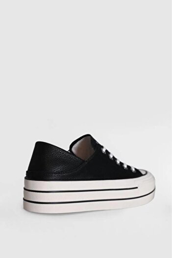Lufian Pamela Genuine Leather 5cm Thick Sole Women's Sneakers