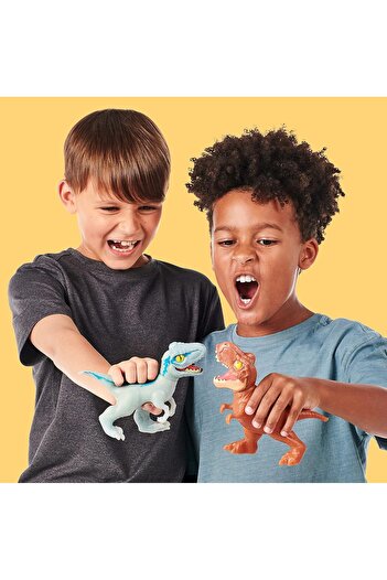 Akedo Heroes of Goo Jit Zu - Licensed Jurassic World - Chomp Attack - Stretch Blue
