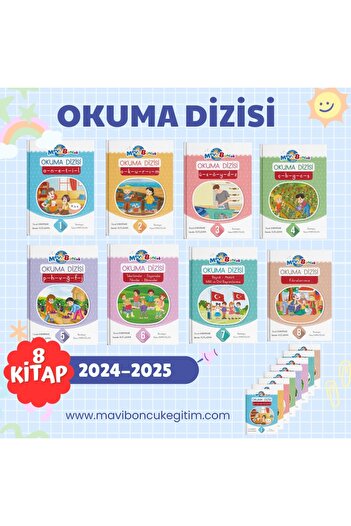 mavi boncuk eğitim Okuma Dizisi 8 Kitap 2024-2025 Maarif Modeli