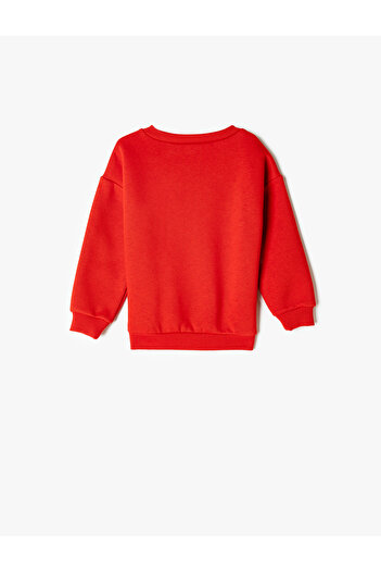 Koton Snoopy Printed Long Sleeve Sweatshirt - Licensed, Crew Neck