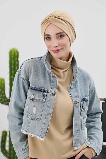 Aisha's Design Mihrace Winter Bonnet,B-4Iv,Beige