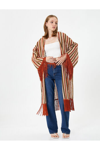Koton Oversize κιμονό με λεπτομέρεια φούντας, Ethnic look