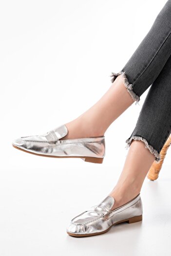 serkanseyyid 302 Silver Daily Women's Ballerinas