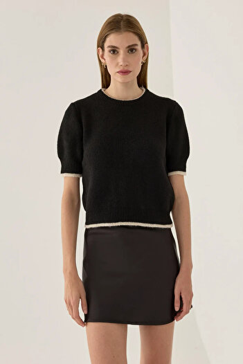 Hiccup Contrast Knitwear Sweater
