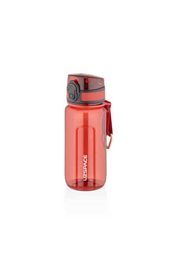 Uzspace Red Tritan Flask - 350 Ml, Model 6017