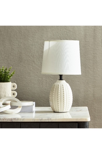 Home Box Caspian Ceramic Table Lamp - 18x18x31 cm