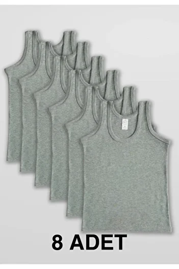 MODA YILDIZ Set of 8 Gray 3-14 Year-Old Children's Athlete