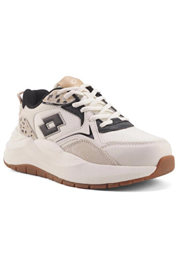 Lotto Philip Wmn 4Pr Women's Beige-Off White Casual Sports Shoes