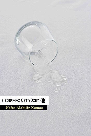 Mislina Home Micro Classic Sıvı Su Geçirmez Köşe Lastikli Ped Tek Çift Kişilik Bebek Çocuk Yatak Koruyucu Alezi