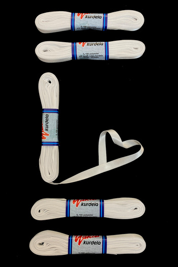 ZEYMERADE White Satin Ribbon 1 cm 10 Meters, Bundle Dowry Special Day Gift Decoration Ribbon