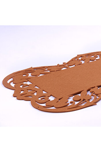 Bimotif Cinnamon Felt American Service, Flower - 27x44 Cm 1 Piece