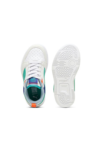 Puma Rebound V6 Lo Ready Çocuk Günlük Ayakkabı 39793901 Beyaz