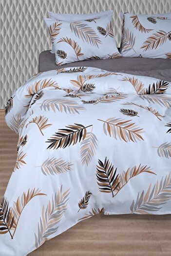 Zeynep Tekstil Double Cotton Duvet Cover and Pillow Set - Without Trouble