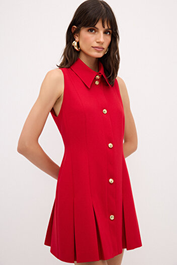 adL Men's Collar Mini Dress