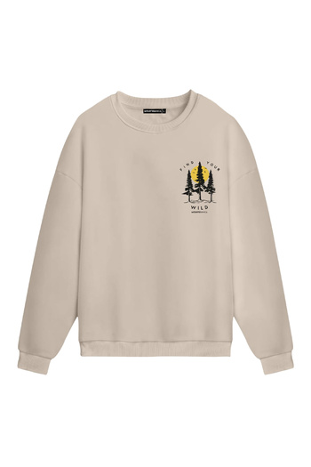 Mounte Bianca Unisex Wild - Κανονικό φούτερ