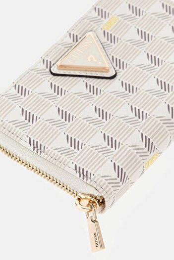 Guess G WAVE SLG MEDIUM ZI Kadın Ekru Cüzdan SWJT9344140-STL