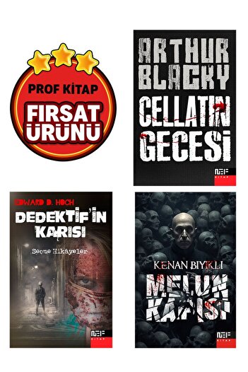 Nef Kitap Gerilim Polisiye Roman Seti - 3 Kitap