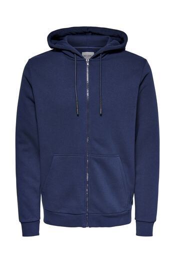 Only & Sons Onsceres Life Zip Thr. Hoodie Sweat Noos Ανδρικό φόρεμα μπλουζάκι