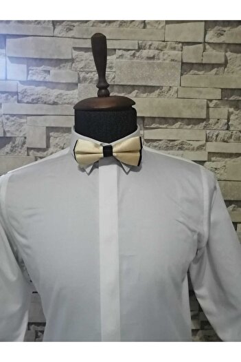 Yage Unisex Dupont Açık Krem Papyon