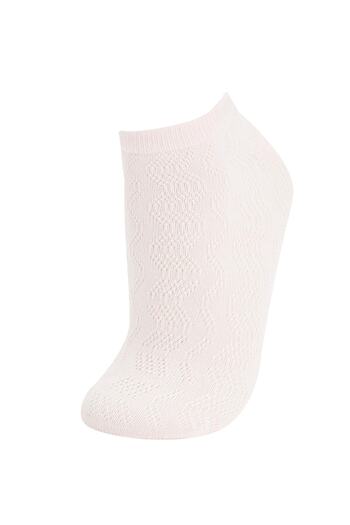 DeFacto Women's Cotton 5-Piece Short Socks