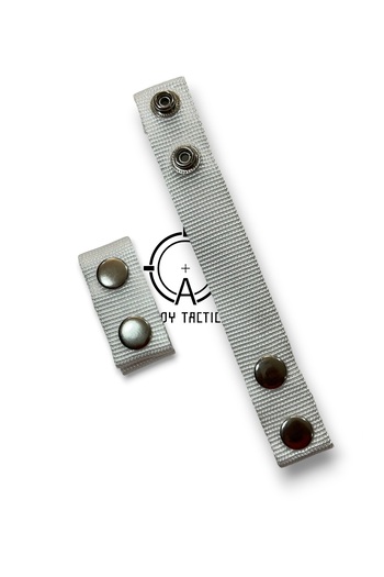 a+ aksoy tactical Palaska Belt Stabilizer Bridge White / Κουμπώματα - 10 τεμάχια