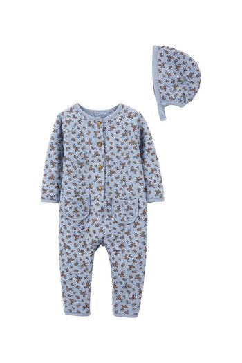 Carter's Blue Baby Girl Jumpsuit Set - 2 Pieces