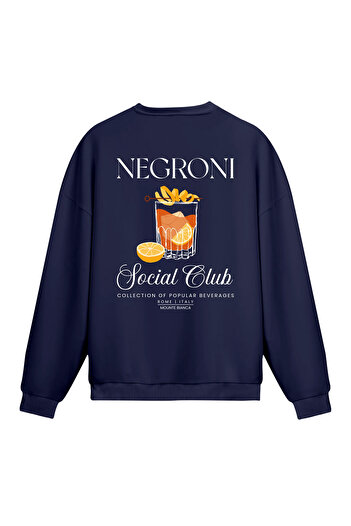 Mounte Bianca Unisex Negroni - Κανονικό φούτερ