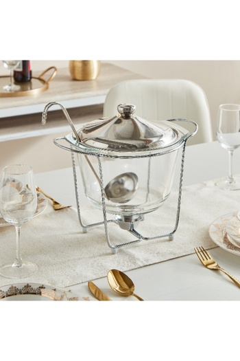 Home Box Wellshine Soup Warmer with Ladle - 4 L