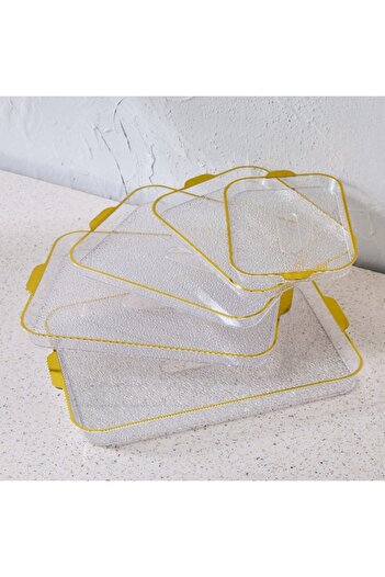 Home Box Orion Rectangular Tray with Extended Handle - Set of 5