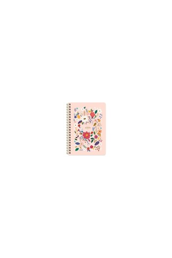 KESKİN COLOR Keskin Color Aj A5 Hard Cover Dated Pink Flower T-Shirt