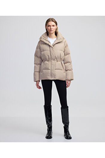 İpekyol Adjustable waist inflatable coat