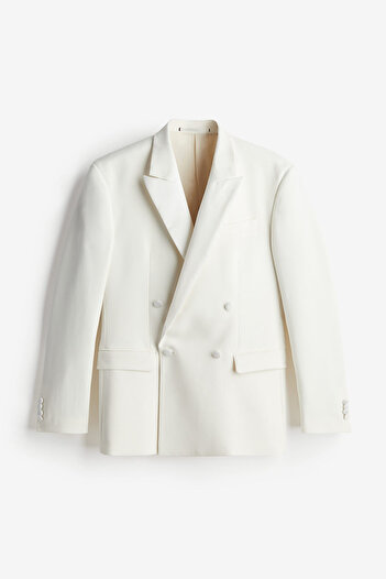 H&M Regular Fit Kruvaze Smokin Ceketi