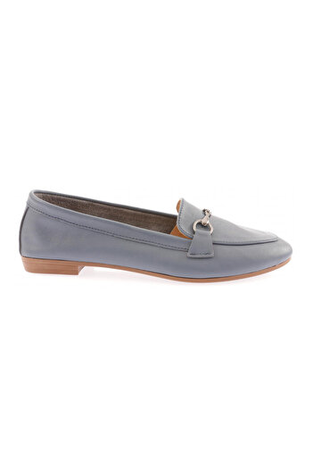 DGN Blue Loafer - Woman's Iron Buckle 12232110   Modem