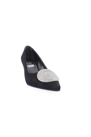 DGN Fb-37-23Y Women's Heeled Shoes - Silver Stone Detailed Buckle