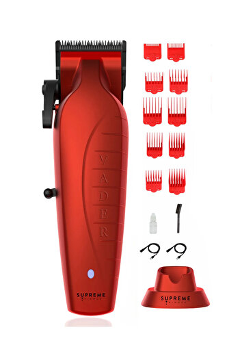 Supreme Trimmer Vader Crunch Vader Profesyonel Saç Tıraş Makinesi Saç Sakal Kesim Çizim Sıfırlama
