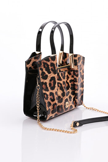 DGN Yellow Leopard Print Women's Bag - 41293555