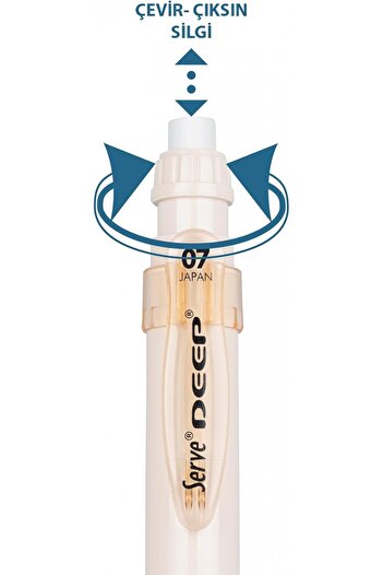 Serve Deep Natural Colors 0.7mm Mechanical Pencil - Ivory