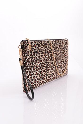 DGN 4104 Model Women's Patterned Zipper Bag
