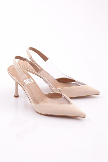DGN 7021 Women's Back Tie Heeled Shoes