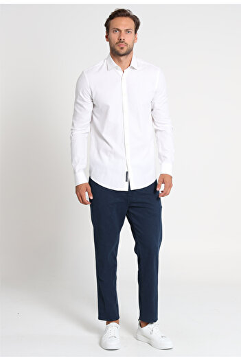 Lufian Olaw Spor Erkek Chino Pantolon Slim Fit Lacivert