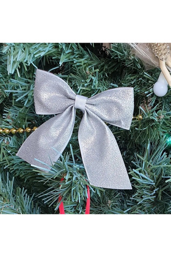 roco paper Grosgrain Silver Glitter Κορδέλα - Για Συσκευασία Δώρου, Γάμος και Πάρτι, 10m -1cm