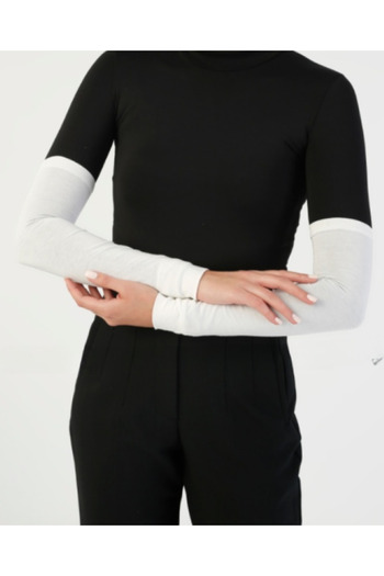 Differenza Ecru Combed Cotton Sleeve