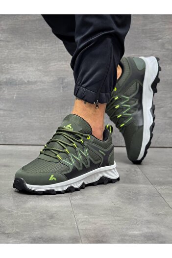 homiro Su Geçirmez Trekking Sneaker Ayakkabı-Haki