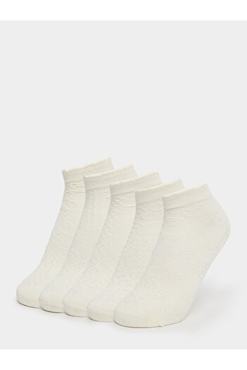 Styli Pack of 5 - Textured Ankle Length Socks